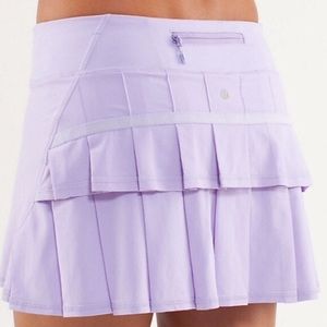 Lulu Lemon light purple skirt.